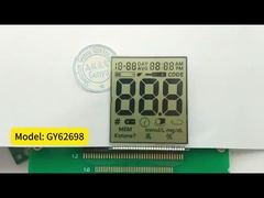 LCD aangepast segment display HTN Positief geen achtergrondverlichting voor bloedglucosemeter