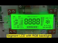 Custom LCD 4 Ditig HTN Segmented Display RGB achtergrondlicht Kleur voor luchtreiniger