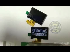 COG FPC VA LCD-segment display wit op zwart SPI-interface voor afstandsmeter