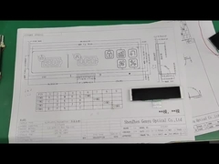 4.5V 9PIN VA LCD-display Wit grafisch Zwart paneel Lange strook