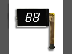 Zwart VA-type LCD-displaypaneel 2 cijfers LCD-display 8PIN FPC Connect 5V-toevoer