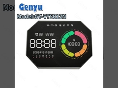 Op maat gemaakte vorm VA LCD Display Kleursegment LCD Display 4Digit Zebra Screen Voor Clock