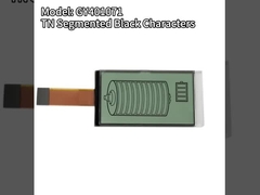 18PIN FPC Connect Custom LCD-scherm TN Gesegmenteerde zwarte tekens