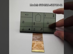 3.0V Custom LCD Panel Zwart zijde scherm Segmented TN Transmissive FPC Connect