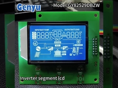 LCD 7 Segment Display HTN Wit Op Blauwe Chip Aan Boord AIP31621 Driver Voor Inverter