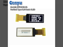 Verticaal type 0,96 inch OLED-scherm 128x64 stippen SH1107 13PIN Soldering FPC
