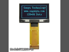 Serial Interface 1,54 inch OLED Display Panel Blauwe kleur 128x64 punten 24PIN