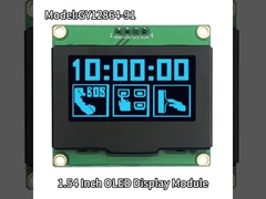 SSD1309 1,54 inch OLED Screen Blauw Grotere PCB Board 128x64 I2C OLED Display
