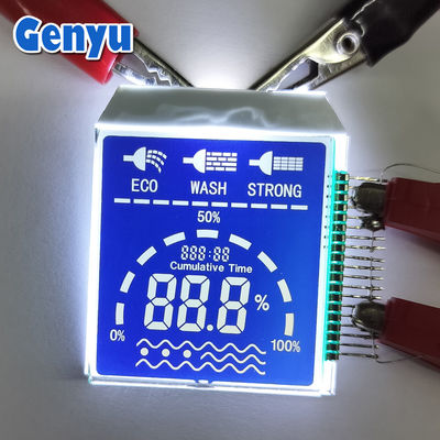 Goede prijs. Gepersonaliseerde grootte Segment LCD Display HTN Blauwe PIN Verbind met witte achtergrondlicht online