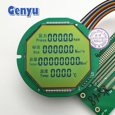 Goede prijs. 2.36 inch segment lcd-display rond stn lcd-display zonder achtergrondlicht online