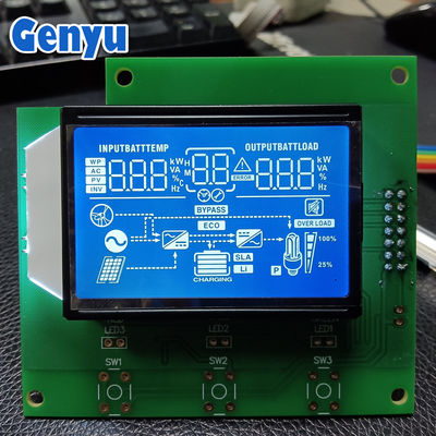 Goede prijs. LCD 7 Segment Display HTN Wit Op Blauwe Chip Aan Boord AIP31621 Driver Voor Inverter online