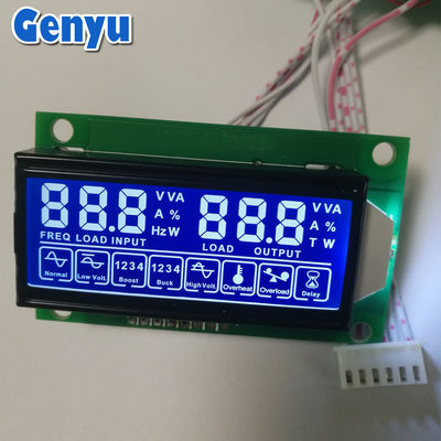 Goede prijs. OEM LCD Zeven Segment Display HTN Blauw 5V LCD-scherm met PCB-bord online