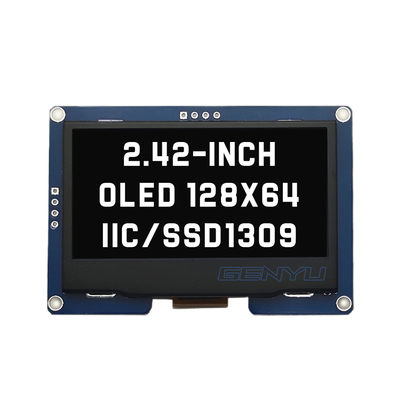 Goede prijs. 2.42 Inch OLED Display Module LCM 4 PIN IIC I2C SSD1309 Driver 128x64 Dots in Genyu White/Blue/Yellow/Green online