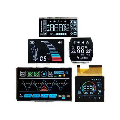 Goede prijs. Custom LCD Display Module 8 Digit 7 Segment Display with Black Background LCD Size TN VA Black Monochrome LCD Screen online