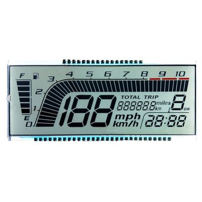 Goede prijs. HTN Custom E-bike LCD Display Monochrome 46 Pin Transflective 7 Segment LCD Screen with 6 O'clock Viewing Angle online