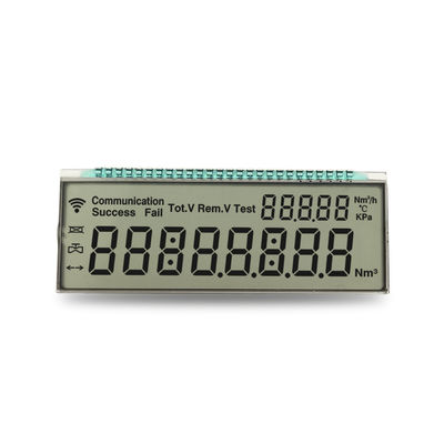 Goede prijs. 3.3V Operating Voltage Custom LCD Display for Positive Reflective Screen Energy Meter 8 Digit 7 Segment Monochrome LCD online