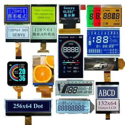 Goede prijs. Oem Odm Monochrome 128x64 Graphic Cog Custom HTN STN Fstn Segment black Va Segment OLED IPS Color TFT Touch LCD Display Lcd online