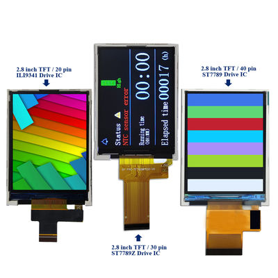 Goede prijs. 2.8 Inch TFT IPS LCD Display Device Meter Screen FPC Solder or Connector for FPC Connection online