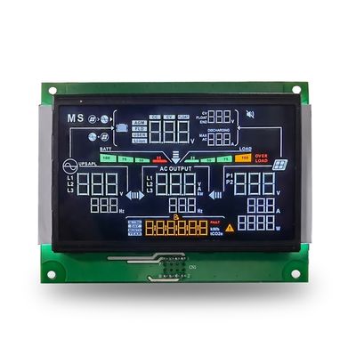 Goede prijs. 7 Segmentaal Digitale Zonne-omvormer LCD-scherm Zwart VA -20-70C met en Driver IC CS1621 online