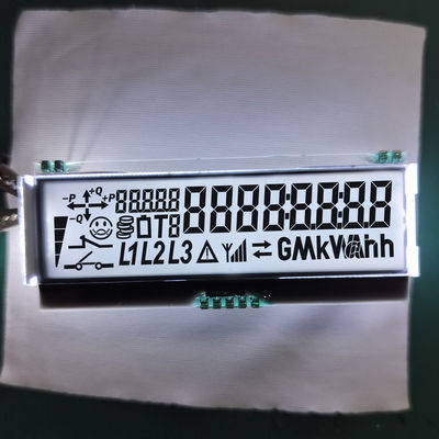Goede prijs. 3.3V Custom Segment LCD Display TN Transflectieve witte achtergrondverlichting Voor elektriciteitsmeter online