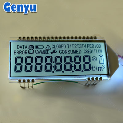 Goede prijs. Witte achtergrondverlichting Persoonlijk LCD-scherm HTN Segmented 28PIN Energy Meter LCD Display online