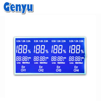 Goede prijs. Custom STN Blauw LCD 7 Segment Display Negatief LCD Display Voor Charger online