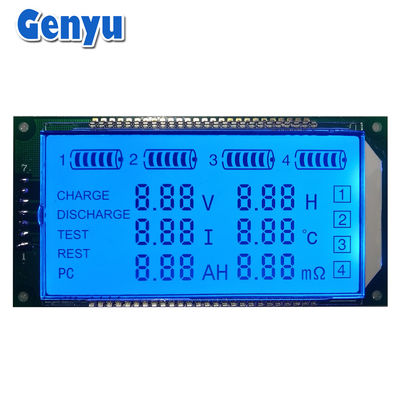 Custom LCD Segment Display Module HT1621 TN Positief Blauw Achterlicht Voor Charger