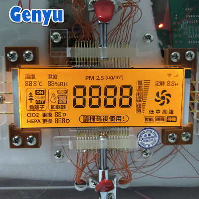 Goede prijs. 5.0V 4 Ditig HTN Segmented LCD Display RGB achtergrondlicht Kleur gebruikt in luchtreiniger online