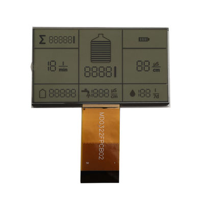 Goede prijs. 3.0V Custom LCD Panel Zwart zijde scherm Segmented TN Transmissive FPC Connect online