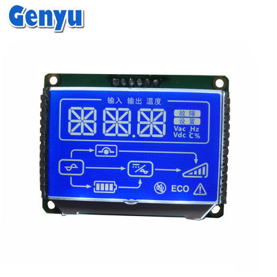 STN Negatief Zeven Segment LCD Display 3,3 V LCD Display met PIN-connector