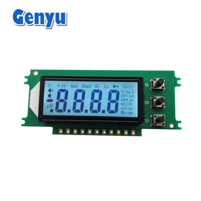 HT1621 4 cijfers 7 segmenten LCD-scherm FSTN scherm met witte achtergrondverlichting