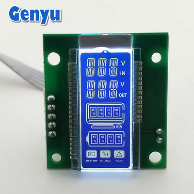 Goede prijs. RoHS 14 Segment LCD Display HTN Blauwe achtergrond Witte achtergrond SMT_HT1621 online