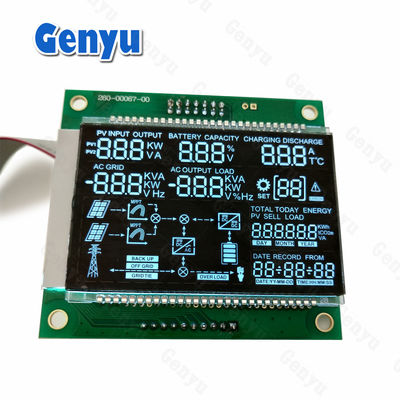 Segmented VA LCD Display Zwart paneel Wit achtergrondlicht HT1623 COB+PIN-module