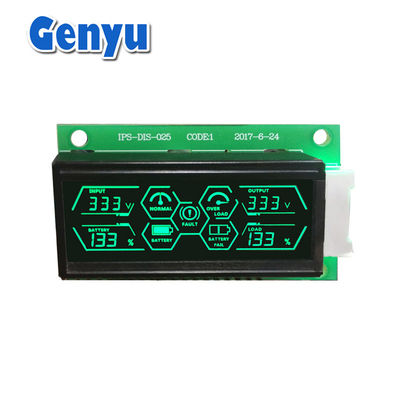 Zwarte negatieve doorgevende VA LCD-scherm HT1621 Driver RGB LED-achterlicht