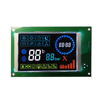Goede prijs. VA-LCD-segment-displaymodule chip aan boord kleurenpictogrammen 5,0V hoog contrast online