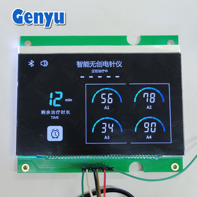 4.8V VA LCD-module LCM Zwarte kleursegmenten voor elektroacupunctuurapparaat