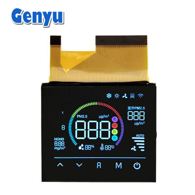 Goede prijs. 4.5V VA LCD Display Kleur Zwart Segment Panel 72PIN FPC Connect Voor Luchtreiniger online