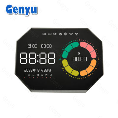 Goede prijs. Op maat gemaakte vorm VA LCD Display Kleursegment LCD Display 4Digit Zebra Screen Voor Clock online
