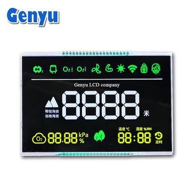 Hoogcontrast VA LCD-scherm zwart scherm negatief witte segmenten 3.6V 40PIN