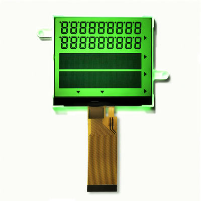 Groen achtergrondlicht COG LCD-scherm Transflectieve STN-segment + grafische 24 pin FPC
