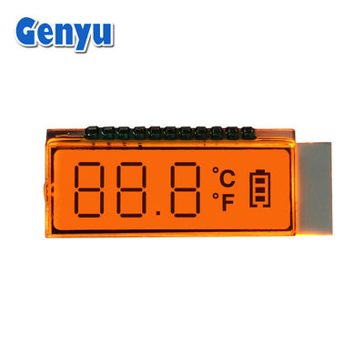 TN Segment Custom LCD-scherm 2 kleuren LED-achterlicht voor temperatuurpistool