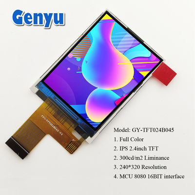 2.4 inch TFT LCD-module 24PIN FPC 240x320 IPS Vrije Hoek ST7789 16-bits MCU