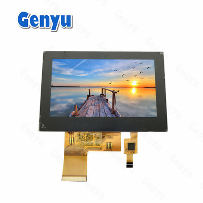 480*272 4,3 inch TFT LCD-scherm capacitieve touchscreen CTP 40pin FPC 24-bit RGB
