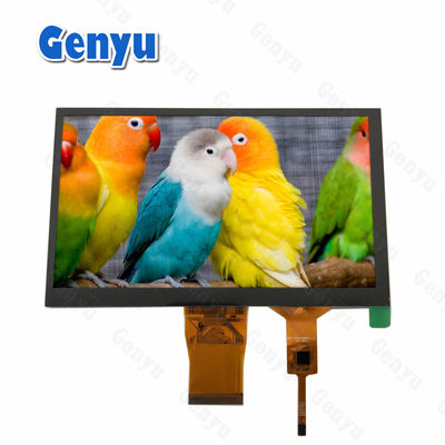 7 inch TFT LCD Touch Screen 800x480 50pin RGB Interface Socket Type
