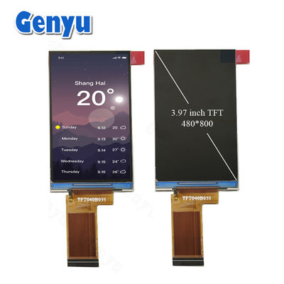 3.97 inch TFT LCD-paneel Vrije hoek 480x800 pixels GC9503 40PIN FPC Met RGB-interface
