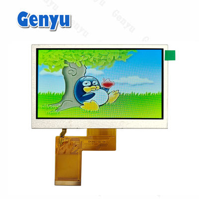 Goede prijs. 4.3 inch TFT LCD Display 480x272 Resolutie RGB 40PIN FPC Normaal Wit online