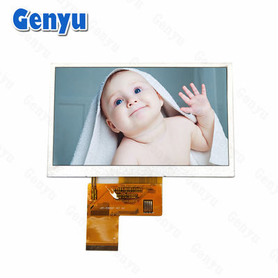 Goede prijs. 5 inch TFT LCD Display TN Transmissive 800x480 Resolutie 40PIN Parallel RGB 24 Bit online