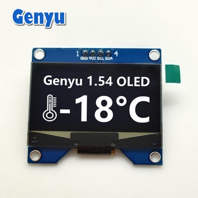 Goede prijs. 1.54 inch Monochroom OLED Display Module 128x64 Dots CH1116 IIC Interface online