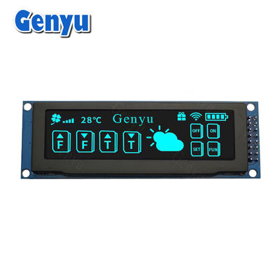 Goede prijs. 3.12 inch Blauw Kleur 256x64 OLED Display SSD1322 OLED Display SPI Interface online