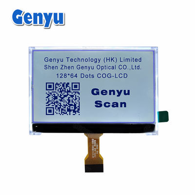 kwaliteit 2.7 inch LCD-scherm 128x64 Grafisch LCD-scherm FSTN Wit achtergrondlicht 20PIN FPC fabriek